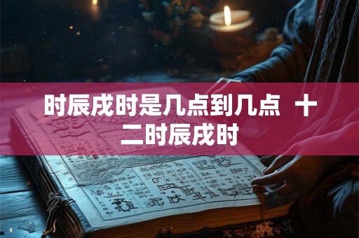 时辰戌时是几点到几点  十二时辰戌时