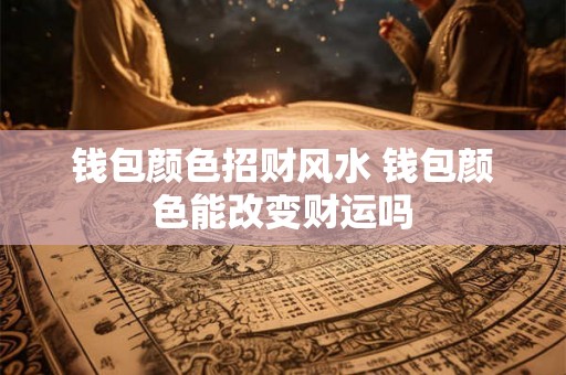钱包颜色招财风水 钱包颜色能改变财运吗