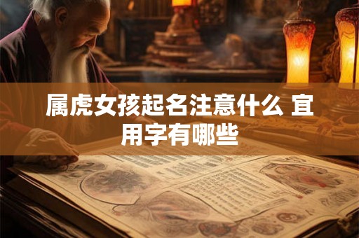 属虎女孩起名注意什么 宜用字有哪些