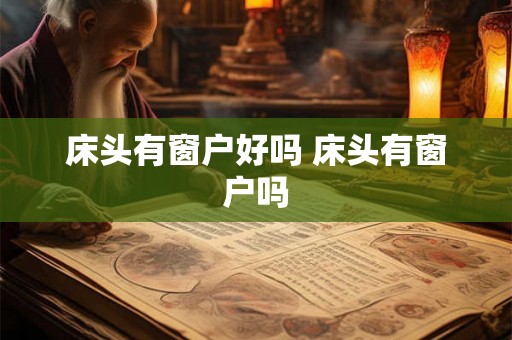 床头有窗户好吗 床头有窗户吗