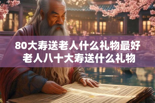 80大寿送老人什么礼物最好 老人八十大寿送什么礼物好