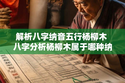 解析八字纳音五行杨柳木 八字分析杨柳木属于哪种纳音五行