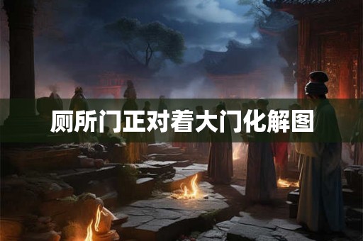厕所门正对着大门化解图