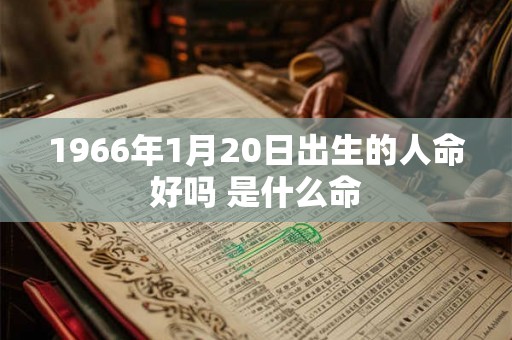 1966年1月20日出生的人命好吗 是什么命
