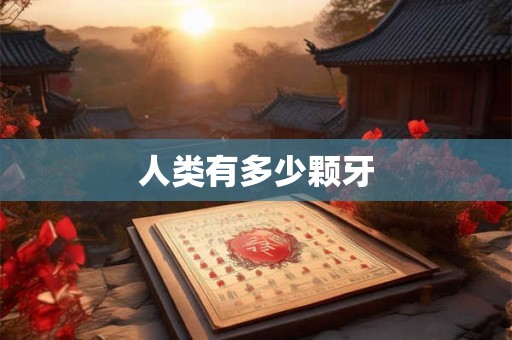 人类有多少颗牙
