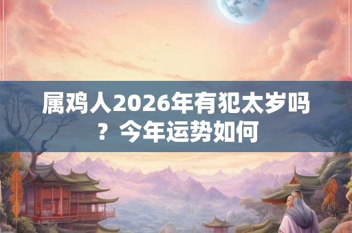 属鸡人2026年有犯太岁吗？今年运势如何