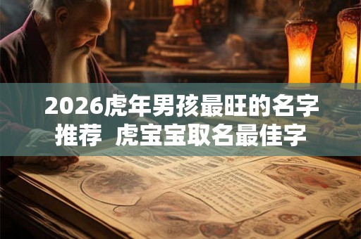 2026虎年男孩最旺的名字推荐  虎宝宝取名最佳字