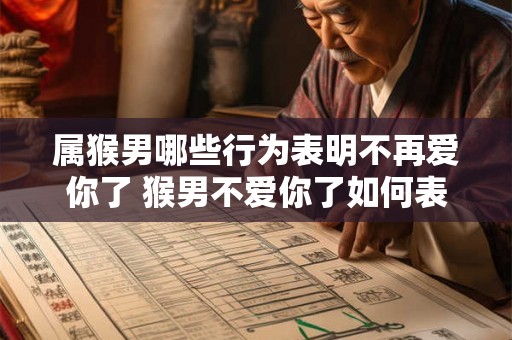 属猴男哪些行为表明不再爱你了 猴男不爱你了如何表现 属猴男哪些行为表明不再爱你了 猴男不爱你了如何表现