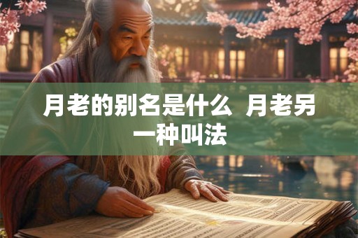 月老的别名是什么 月老另一种叫法 月老的别名是什么 月老另一种叫法
