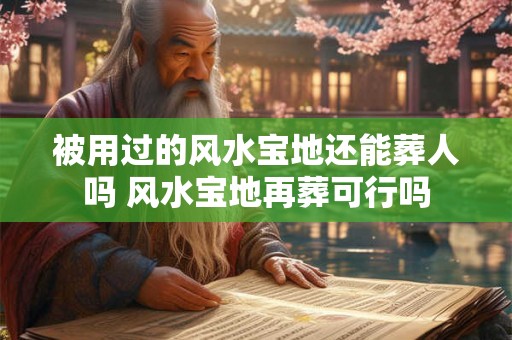 被用过的风水宝地还能葬人吗 风水宝地再葬可行吗