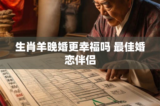 生肖羊晚婚更幸福吗 最佳婚恋伴侣