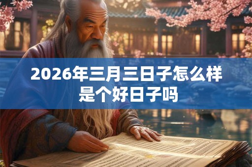 2026年三月三日子怎么样 是个好日子吗
