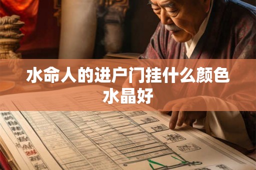 水命人的进户门挂什么颜色水晶好 水命人的进户门挂什么颜色水晶好