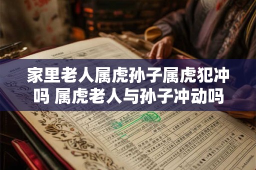 家里老人属虎孙子属虎犯冲吗 属虎老人与孙子冲动吗