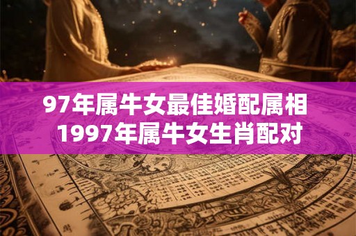 97年属牛女最佳婚配属相 1997年属牛女生肖配对