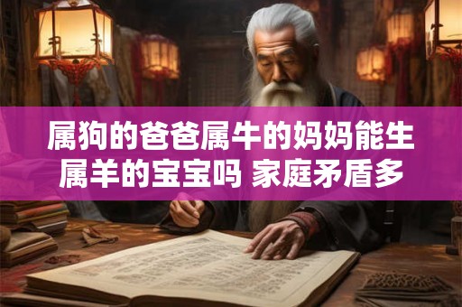 属狗的爸爸属牛的妈妈能生属羊的宝宝吗 家庭矛盾多
