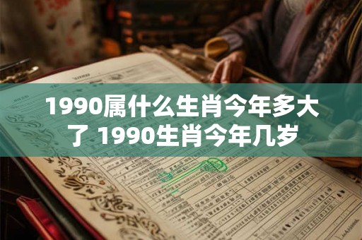 1990属什么生肖今年多大了 1990生肖今年几岁