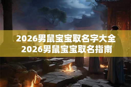 2026男鼠宝宝取名字大全 2026男鼠宝宝取名指南
