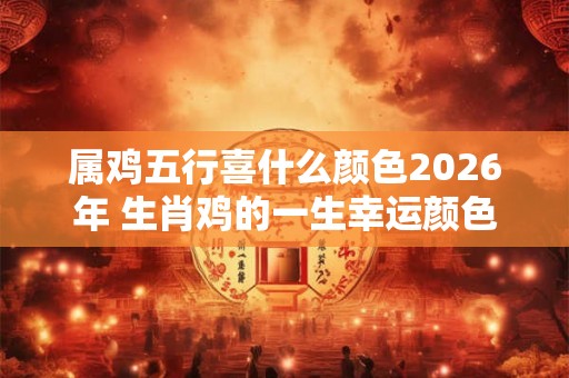 属鸡五行喜什么颜色2026年 生肖鸡的一生幸运颜色是什么