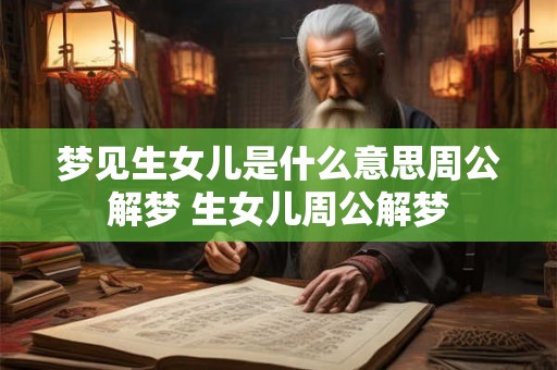 梦见生女儿是什么意思周公解梦 生女儿周公解梦