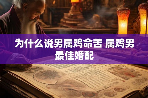为什么说男属鸡命苦 属鸡男最佳婚配 为什么说男属鸡命苦 属鸡男最佳婚配