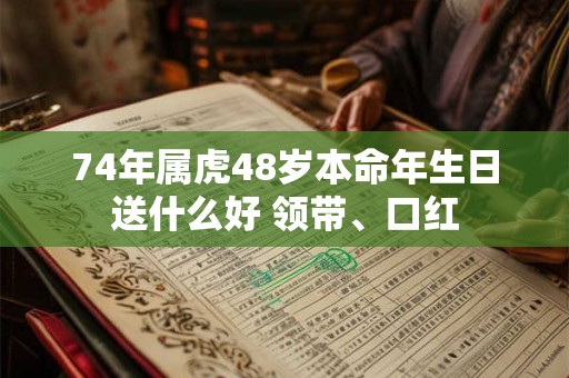 74年属虎48岁本命年生日送什么好 领带、口红