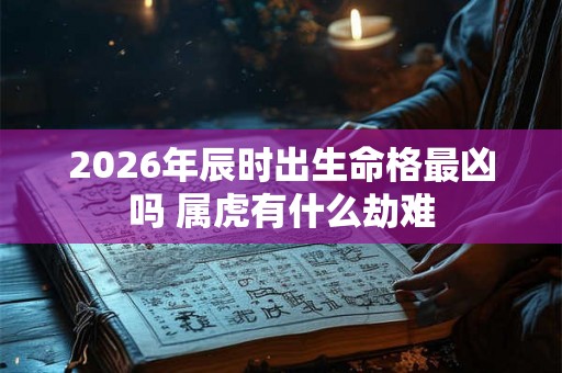 2026年辰时出生命格最凶吗 属虎有什么劫难