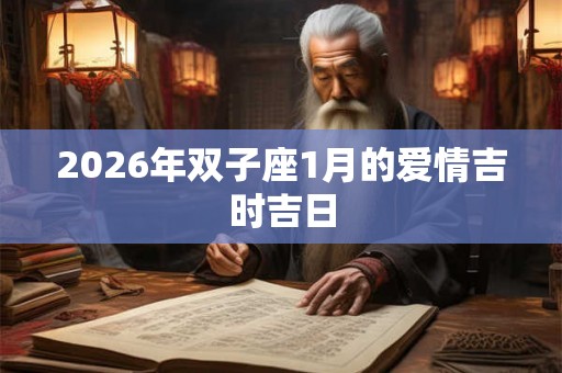 2026年双子座1月的爱情吉时吉日