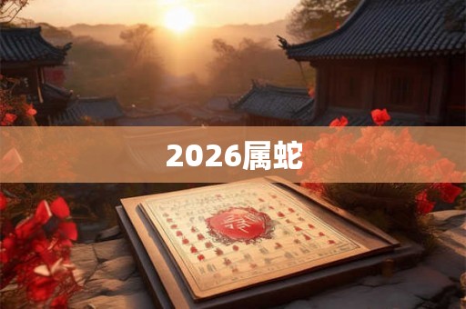 2026属蛇