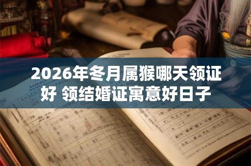2026年冬月属猴哪天领证好 领结婚证寓意好日子 2026年冬月属猴哪天领证好 领结婚证寓意好日子