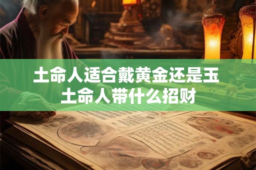 土命人适合戴黄金还是玉 土命人带什么招财