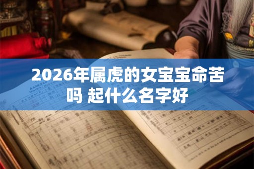 2026年属虎的女宝宝命苦吗 起什么名字好