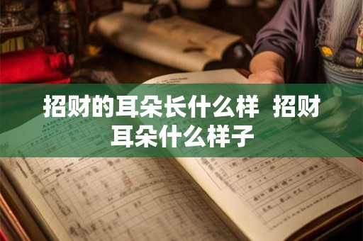 招财的耳朵长什么样 招财耳朵什么样子 招财的耳朵长什么样 招财耳朵什么样子