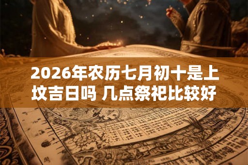 2026年农历七月初十是上坟吉日吗 几点祭祀比较好