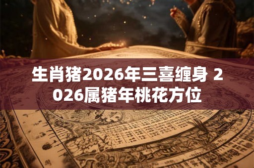 生肖猪2026年三喜缠身 2026属猪年桃花方位