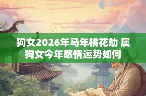狗女2026年马年桃花劫 属狗女今年感情运势如何 狗女2026年马年桃花劫 属狗女今年感情运势如何