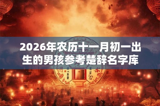2026年农历十一月初一出生的男孩参考楚辞名字库