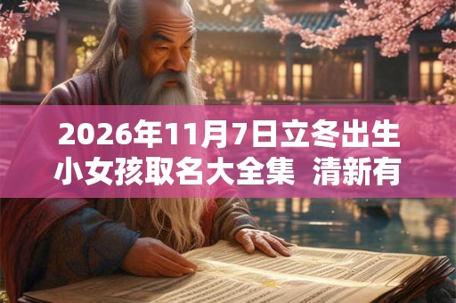 2026年11月7日立冬出生小女孩取名大全集 清新有诗意 2026年11月7日立冬出生小女孩取名大全集 清新有诗意