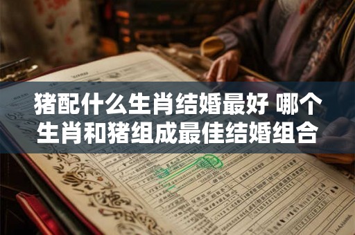 猪配什么生肖结婚最好 哪个生肖和猪组成最佳结婚组合 猪配什么生肖结婚最好 哪个生肖和猪组成最佳结婚组合