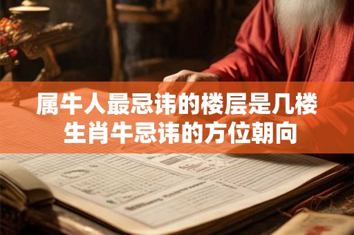 属牛人最忌讳的楼层是几楼 生肖牛忌讳的方位朝向