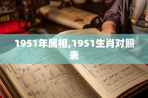 1951年属相,1951生肖对照表 1951年属相,1951生肖对照表