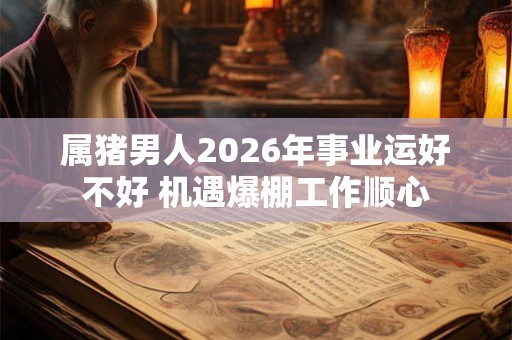 属猪男人2026年事业运好不好 机遇爆棚工作顺心