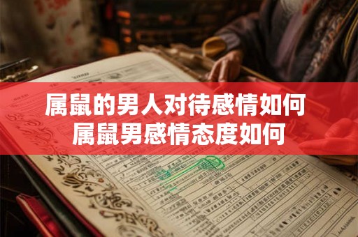 属鼠的男人对待感情如何 属鼠男感情态度如何