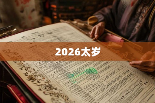2026太岁