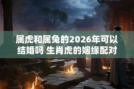 属虎和属兔的2026年可以结婚吗 生肖虎的姻缘配对