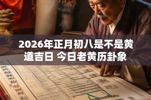 2026年正月初八是不是黄道吉日 今日老黄历卦象
