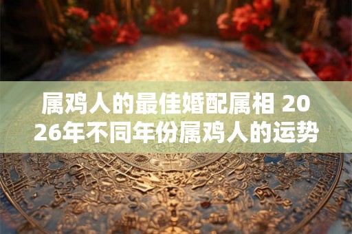 属鸡人的最佳婚配属相 2026年不同年份属鸡人的运势 属鸡人的最佳婚配属相 2026年不同年份属鸡人的运势