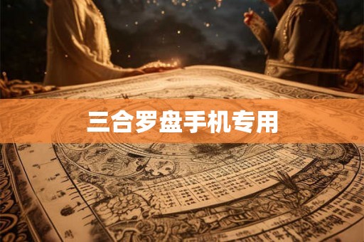 三合罗盘手机专用 三合罗盘手机专用