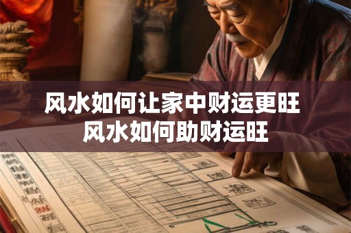 风水如何让家中财运更旺 风水如何助财运旺