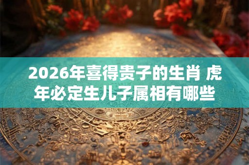 2026年喜得贵子的生肖 虎年必定生儿子属相有哪些